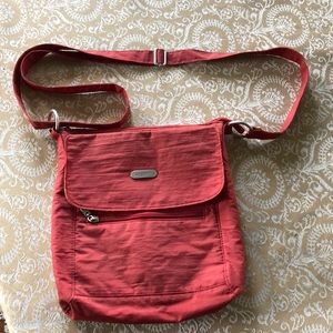 Baggallini Rust Orange Nylon Crossbody Bag